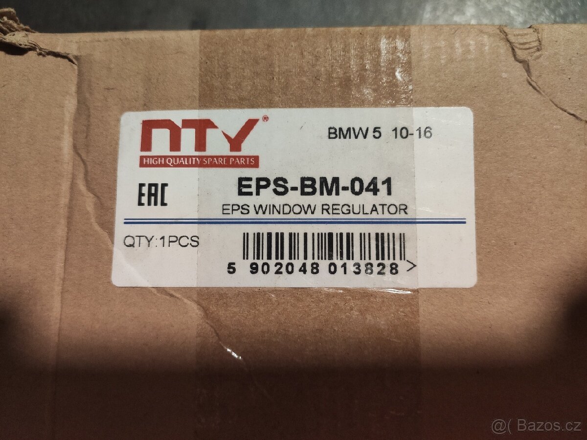 Stahování okna BMW 5 F10 - 2