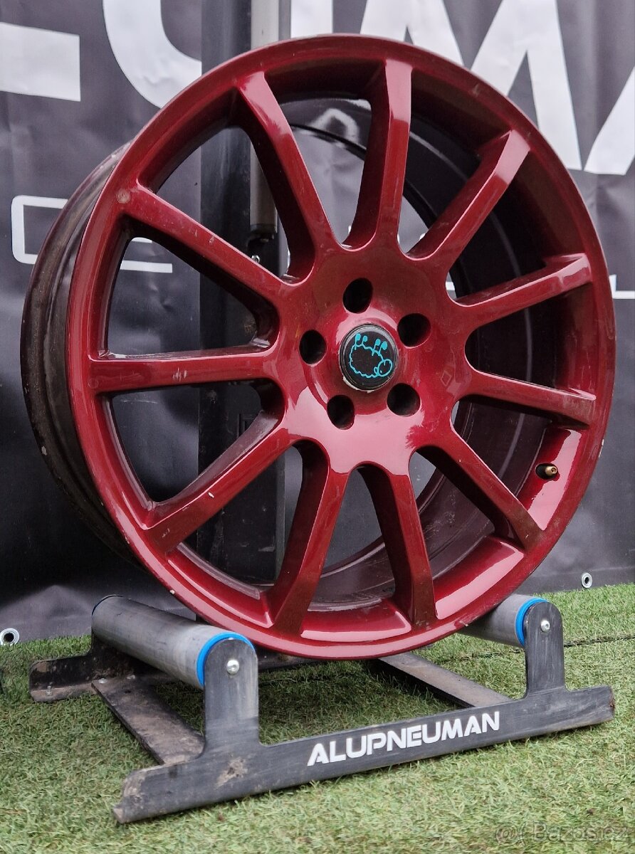 5x112 disky R20 červená POUŽTÝ STAV - 2