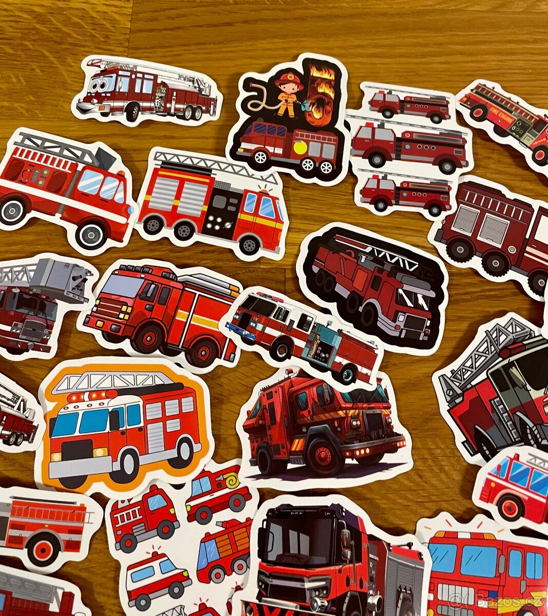 Sada samolepek hasiči 50 ks - 2
