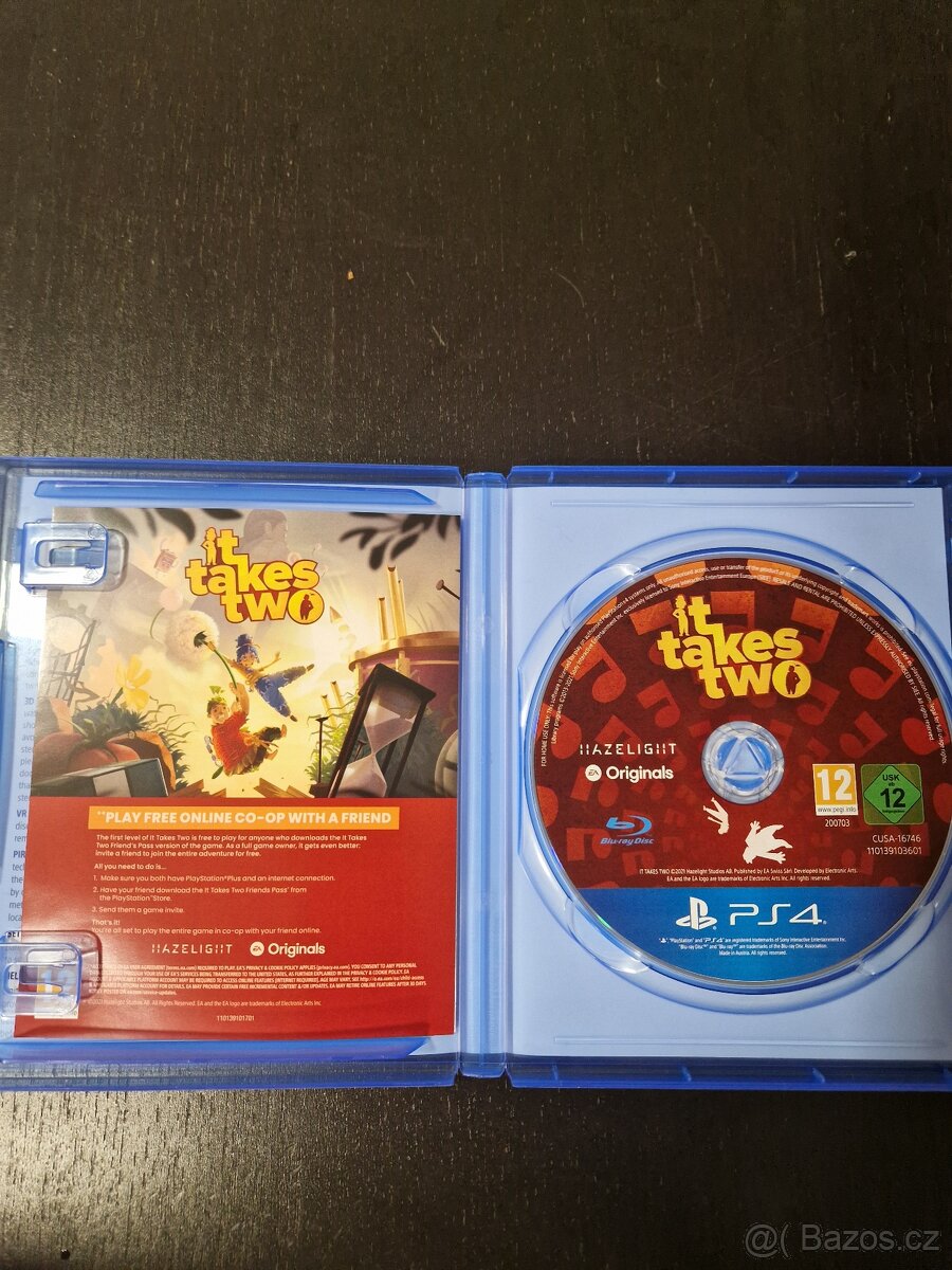 Prodám hru It Takes Two na PS4, možný upgrade na PS5 - 2