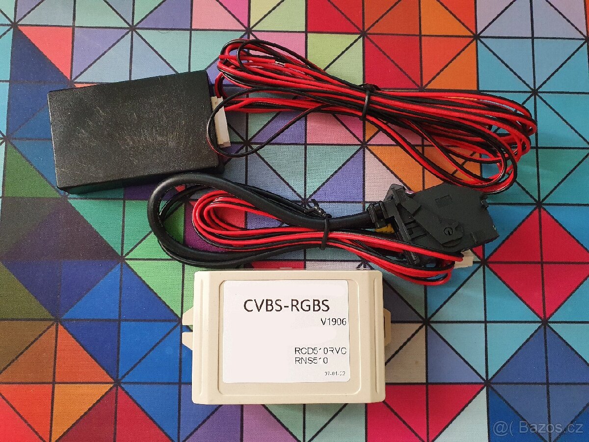 Couvací kamera s převodníkem Columbus rns510 nebo Cina radia - 2