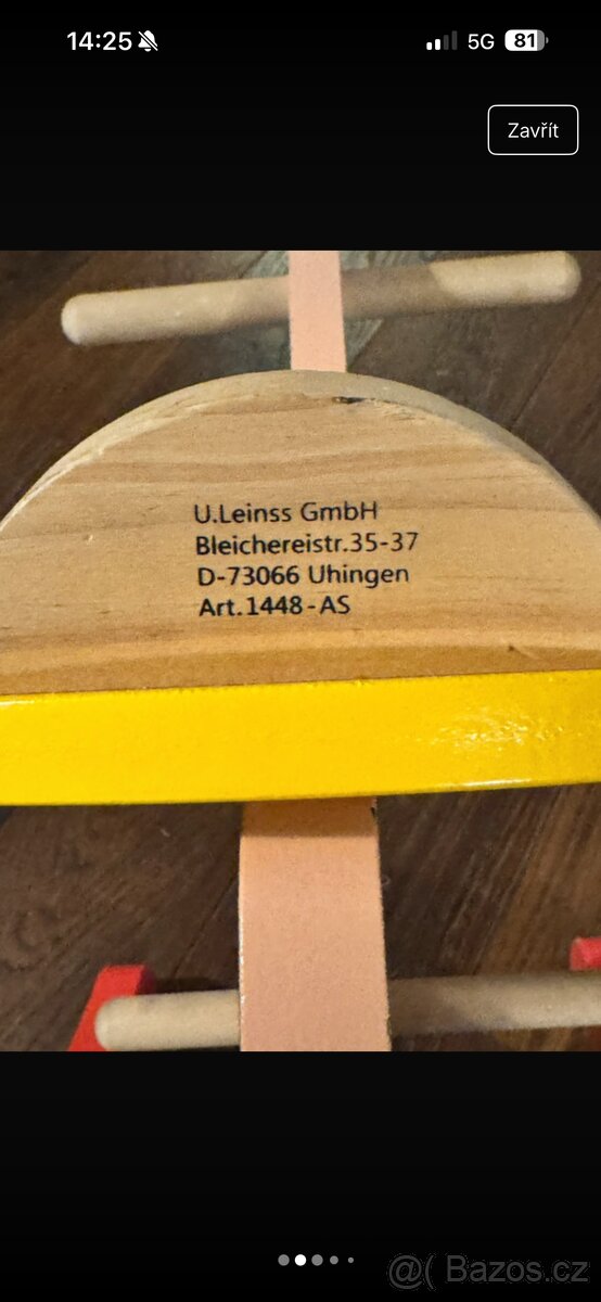 Dřevěný houpací kůň - 2