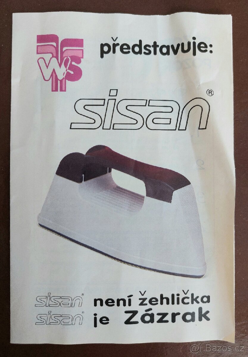 Napařovací žehlička SISAN - 2