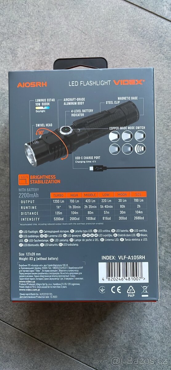 Svítilna čelovka - 2