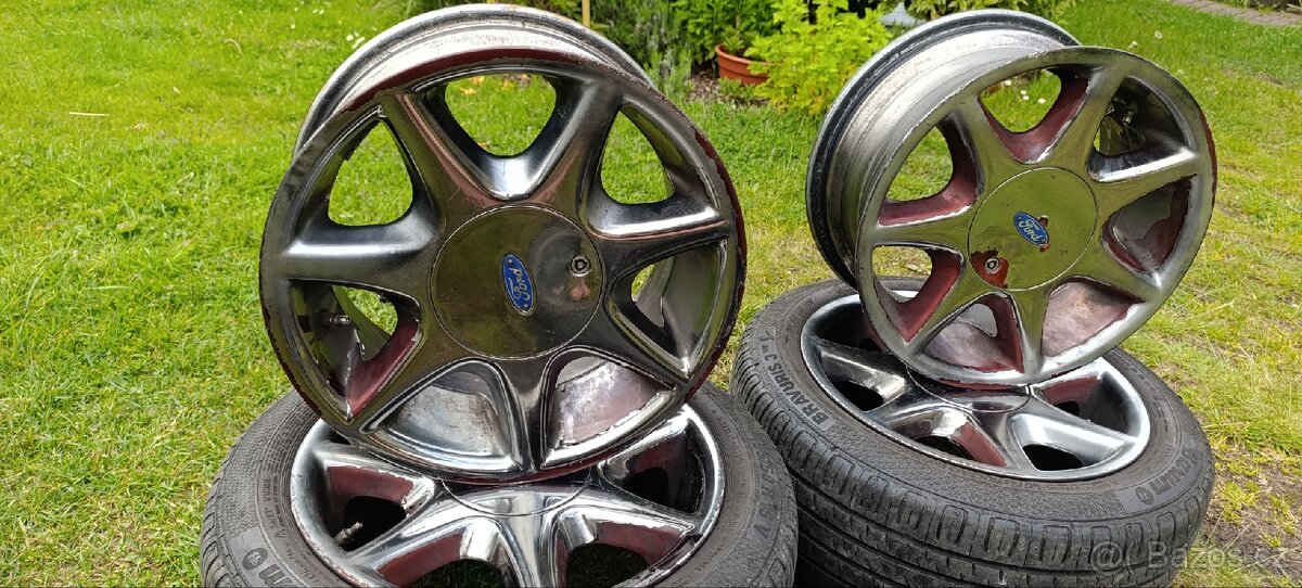 ALU R15 4x108 Ford 4ks + rezerva