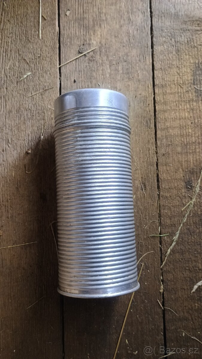 Retro hliníková termoska stříbrná - 2