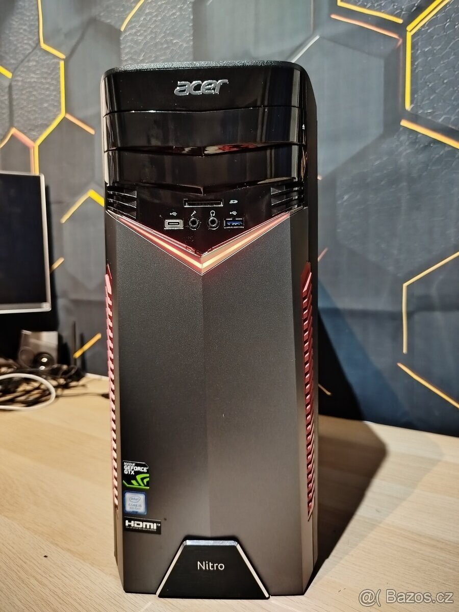 HERNÍ PC ACER NITRO i5 8400,GTX 1060 6 GB,512 GB SSD,WIFI - 2
