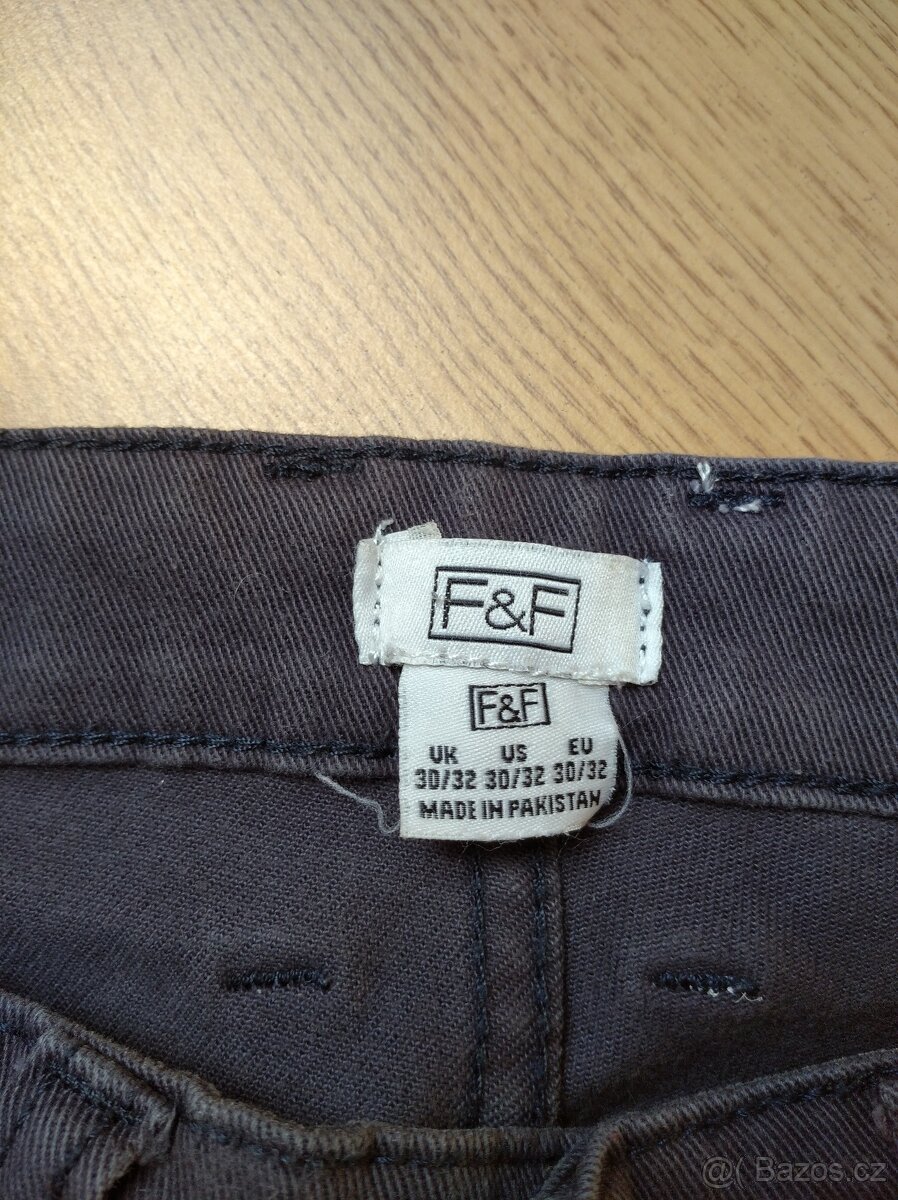 2x pánské kalhoty vel 30/32 - míry na foto - 2