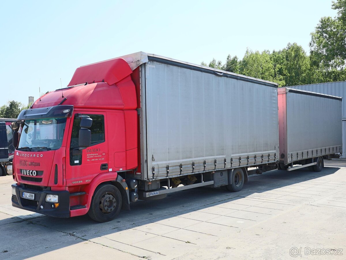 Iveco EUROCARGO 120E280, EURO 5 EEV+ PŘÍVĚS BG CA1, 38 PALET - 2