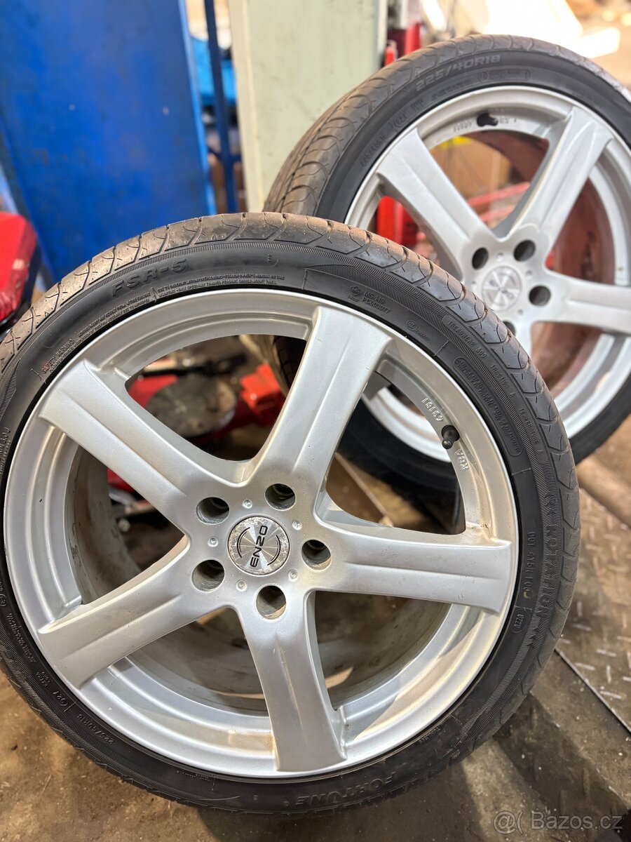 Alu ENZO 5x114.3/ 5x115 ET 40+225/40 R18 - 2