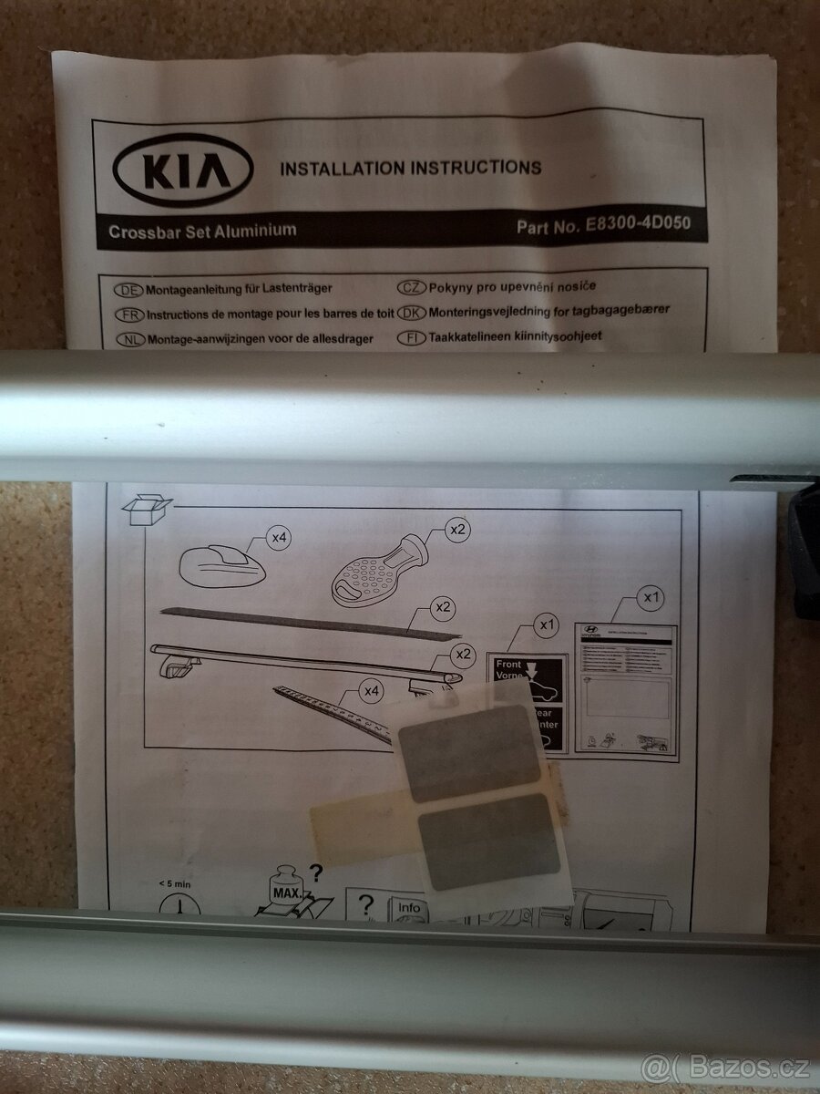 Prodám střešní nosiče KIA CEED - 2