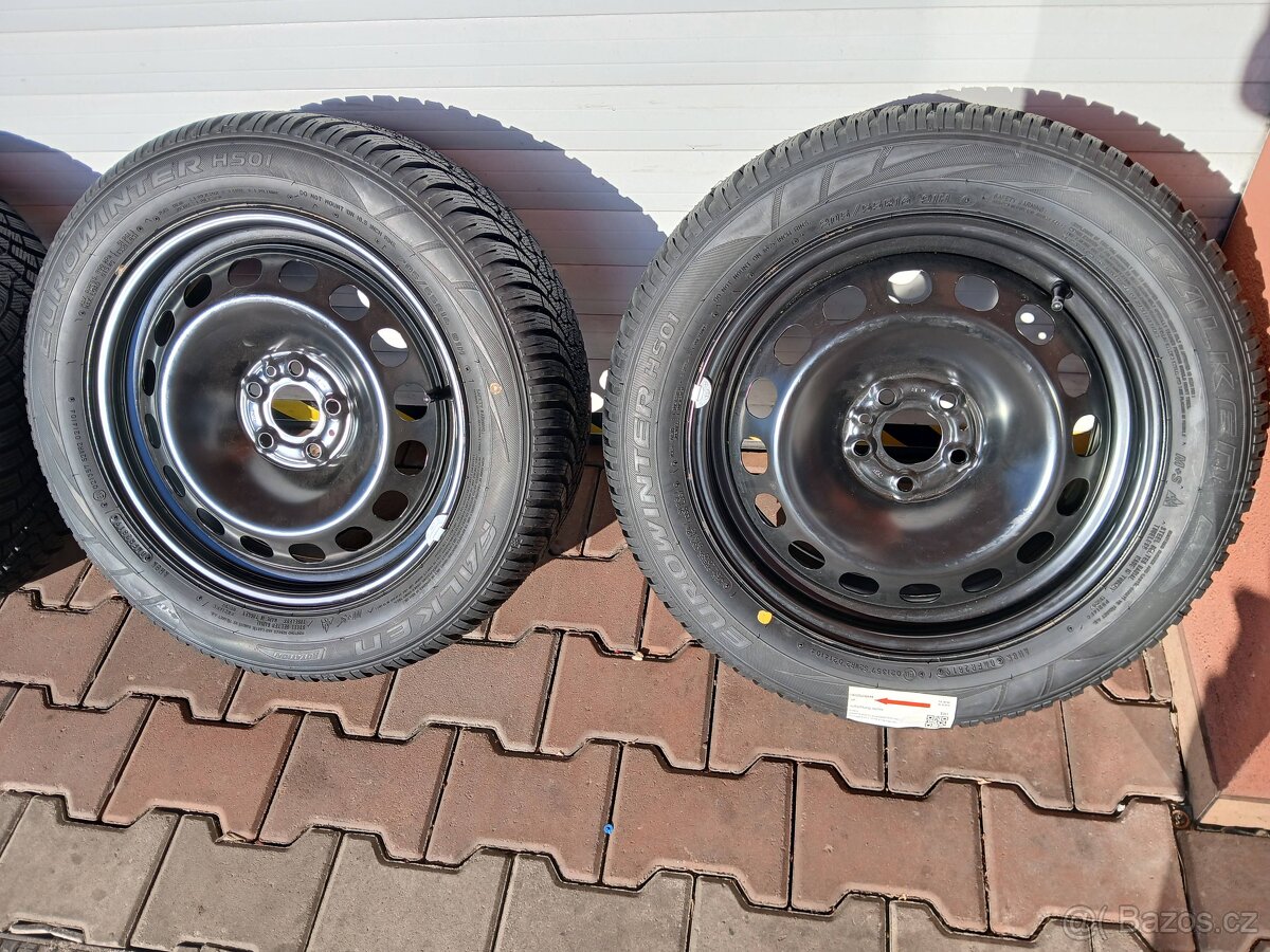 FIAT TIPO NOVÉ ORIGINÁLNÍ DISKY R16 S NOVÝMI PNEU FALKEN 205 - 2