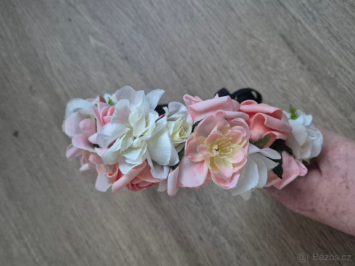 KVĚTINOVÁ ČELENKA HAND MADE DĚTI I DOSPĚLÝ - 2