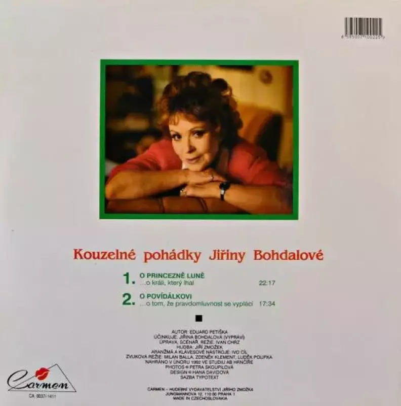 Kouzelné Pohádky Jiřiny Bohdalové 1 (LP) - 2