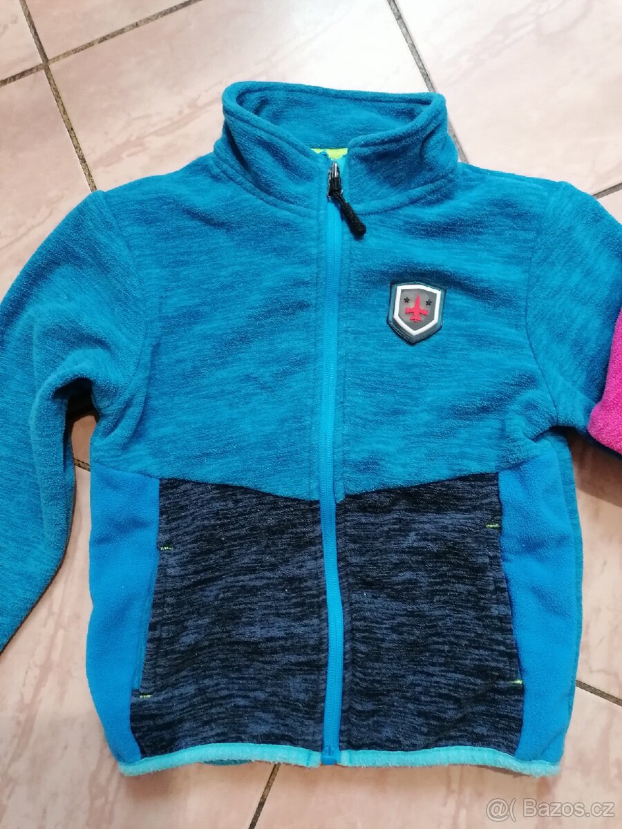 Dětské, outdoor mikiny vel. 110 zn. Kugo - 2