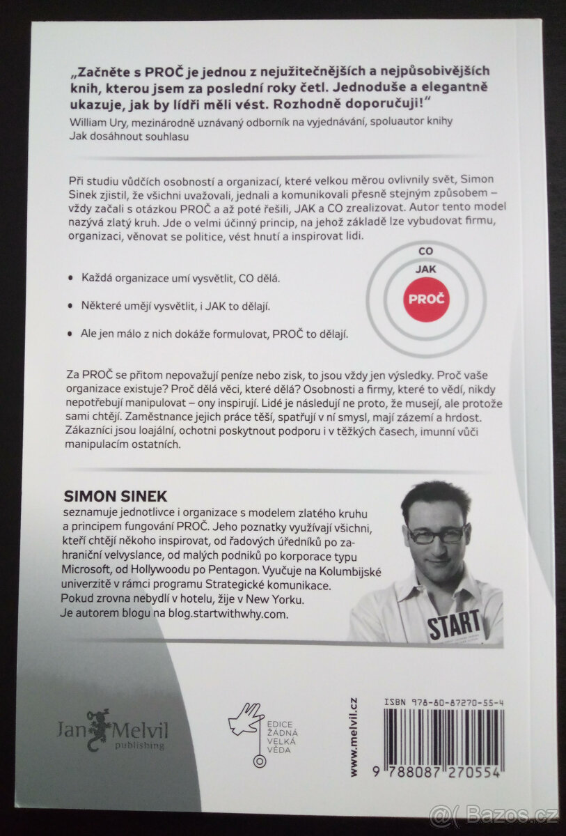 Začněte s proč - Simon Sinek (Melvil, 2013) - super stav - 2