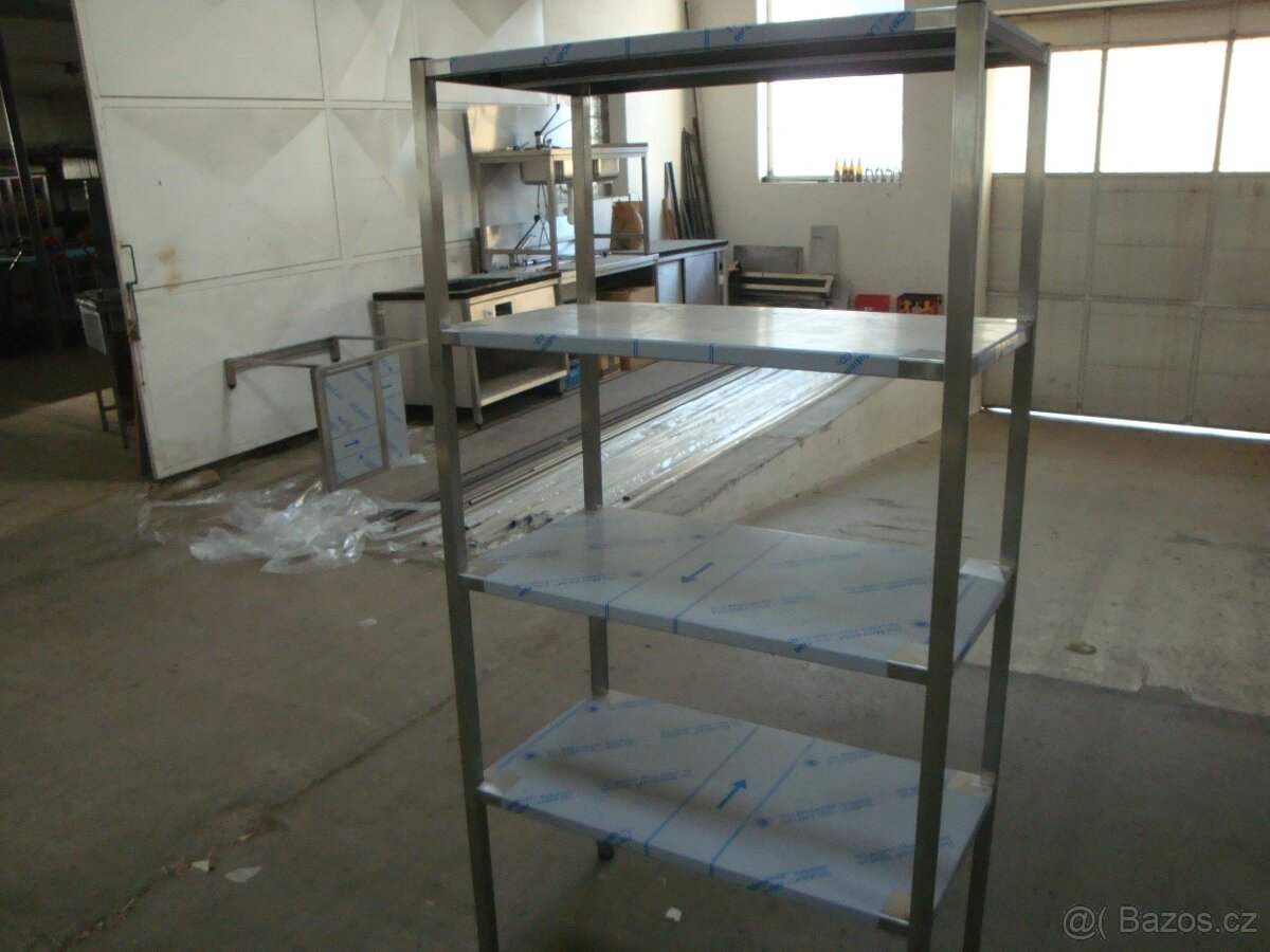 Nerezový regál - 2