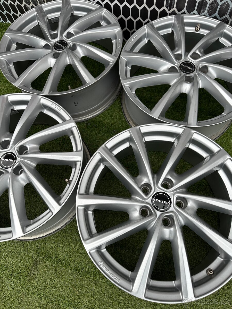 5x112 - Borbet - 18 - SADA ALU KOL - 2