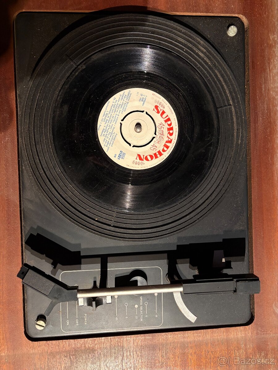 Retro gramofon TESLA 1032A "Synkopa" – Made in Czechoslova - 2