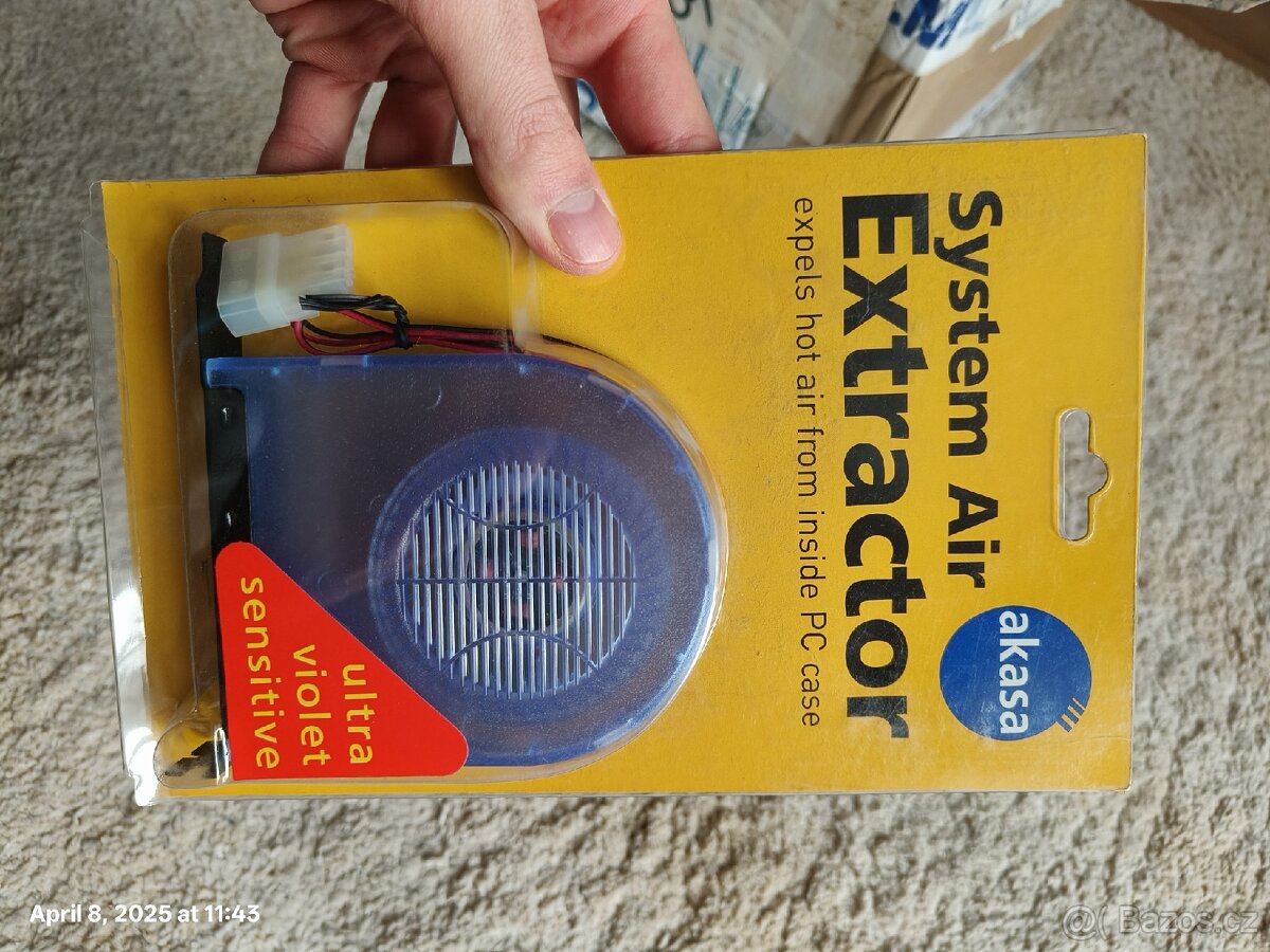 PC backplate slot fan, radiální - 2