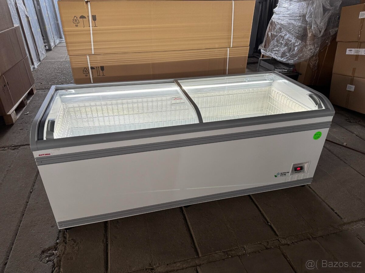 Prosklený pultový mrazák AHT 210x85x85cm - 2
