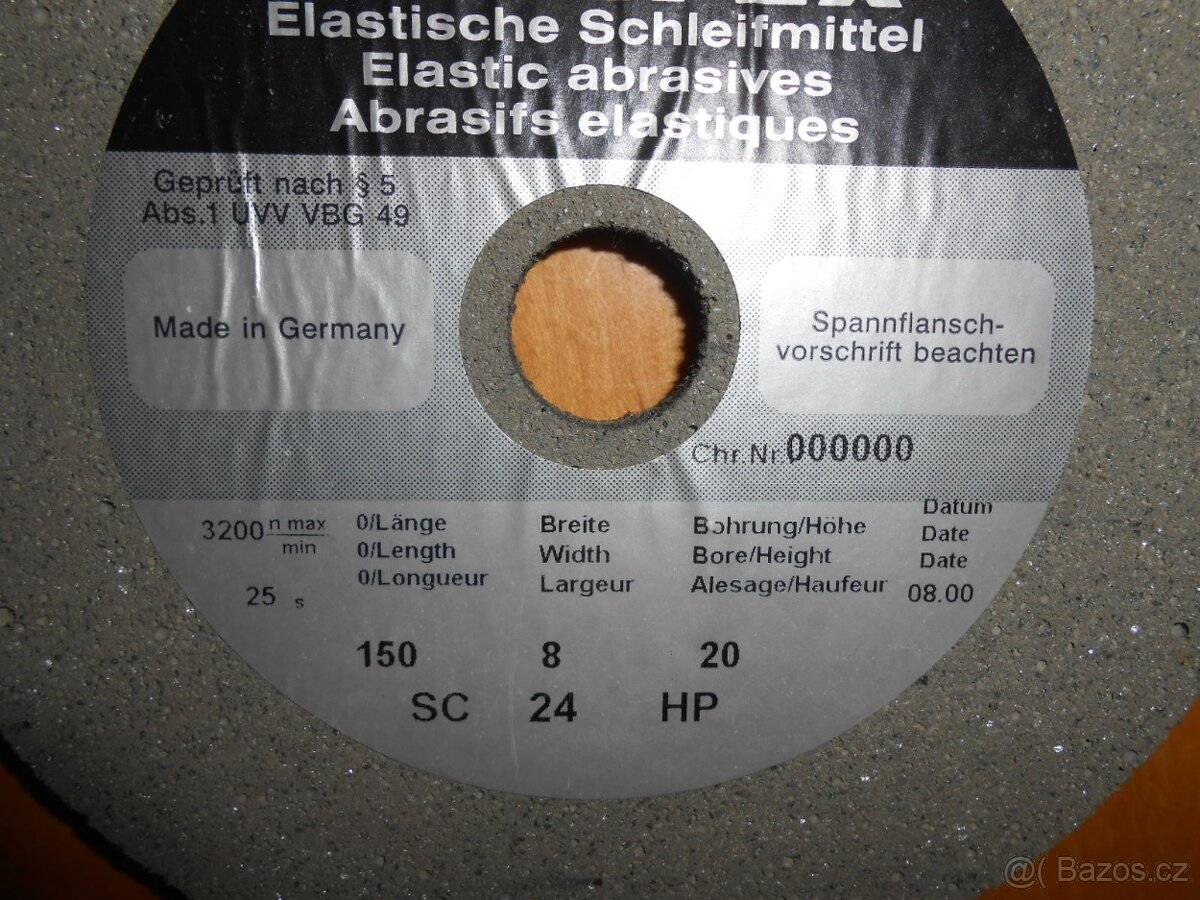 Kotouč ARTIFEX elastic 150x8x20+ řezný 4ks NAXOS 100x1x20 - 2