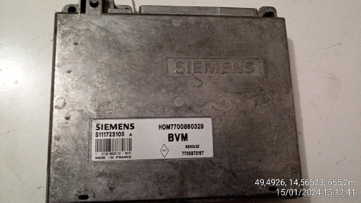 Řídící jednotky Espace I - II 2.2i - 2