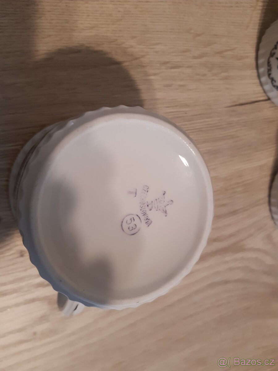 Retro hrnky rokoko - 2