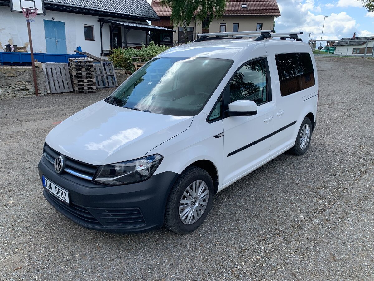 VOLKSWAGEN CADDY 1.0 TSI 75kW, 2019, ČR, jen 78.000 km, DPH, - 2
