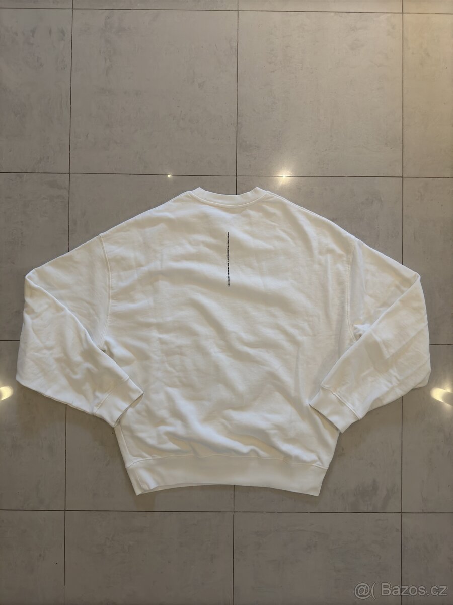 Zara bílá mikina s potiskem - 2