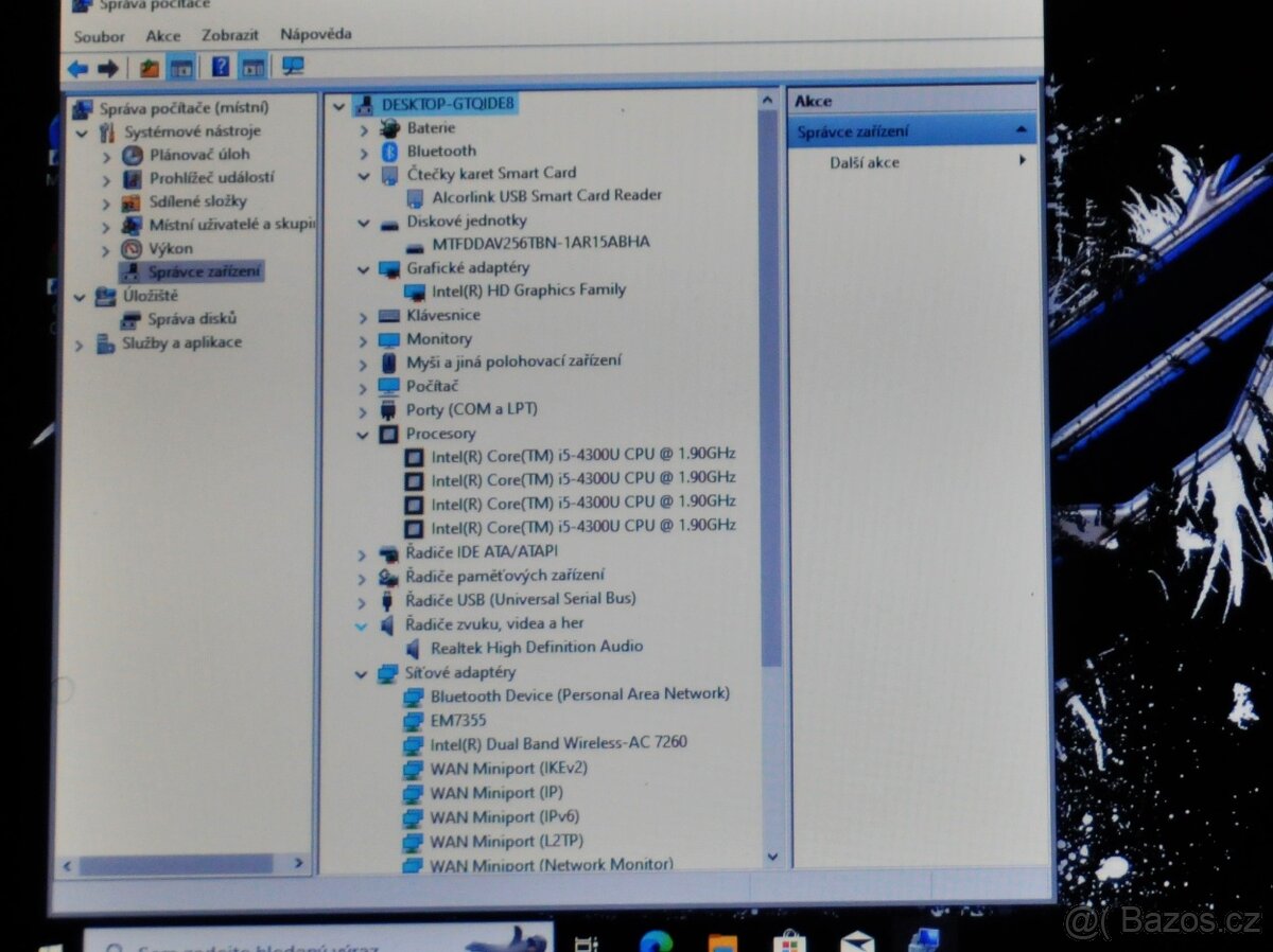 Vojenský/průmyslový tablet GETAC F110 ex. USAF - 2