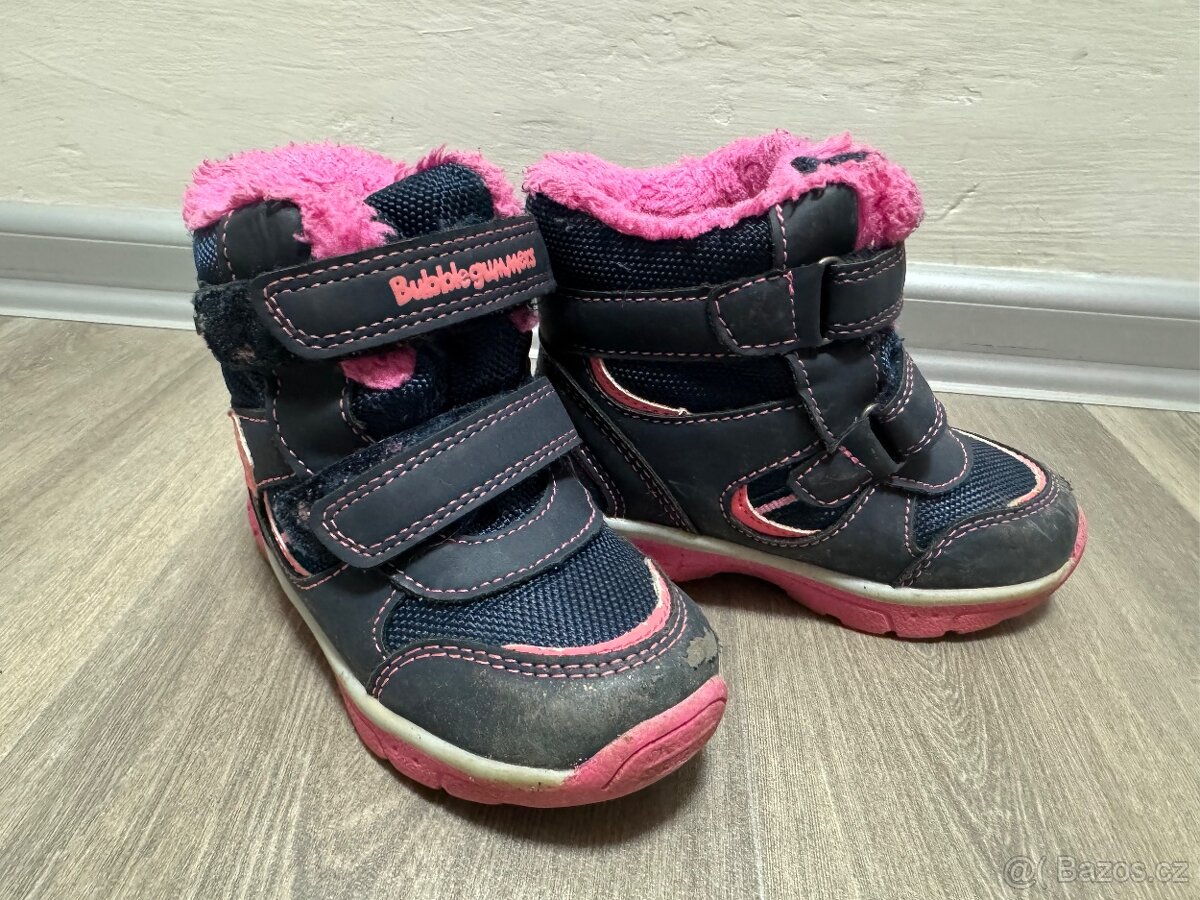 Prodam pěkný zimní široké boty vel 23 - 2