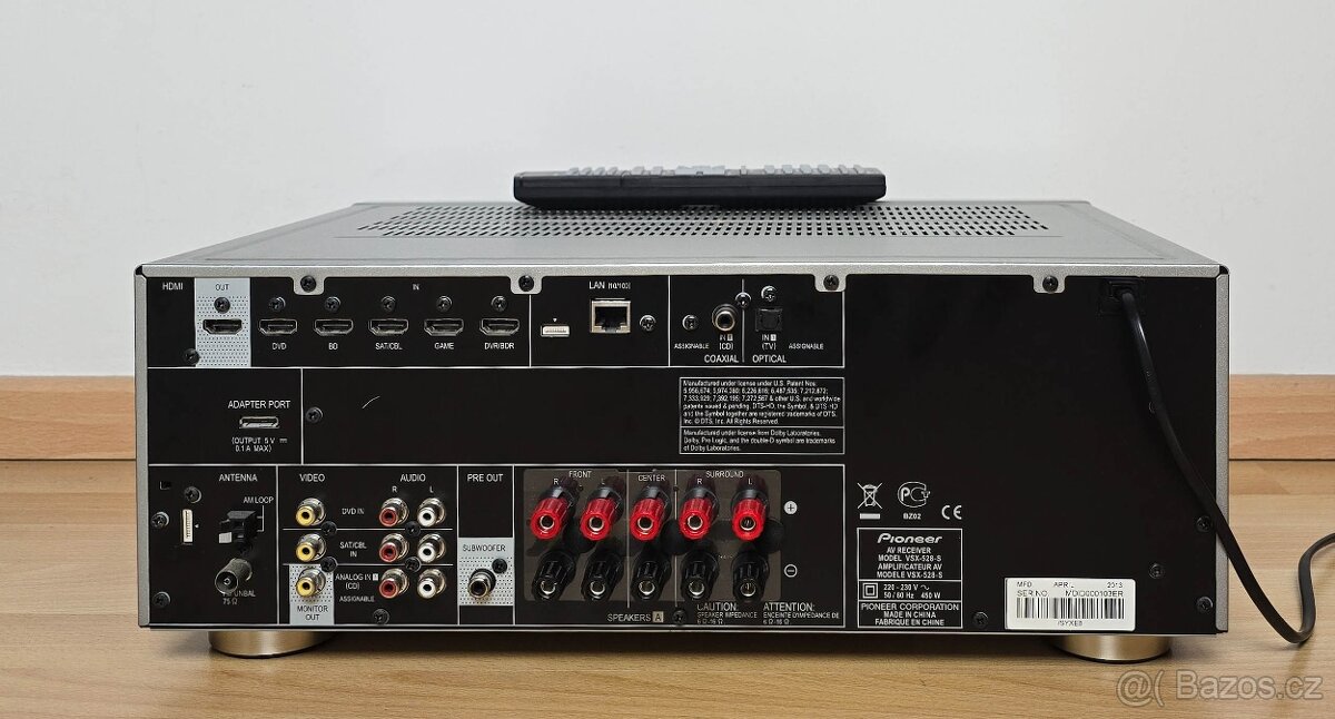 Pioneer VSX-528 / AirPlay , internetove radia ... - 2