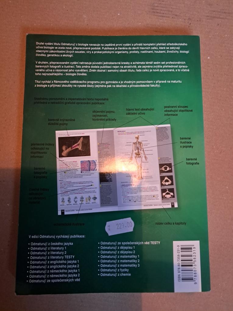 Učebnice Odmaturuj z biologie - 2