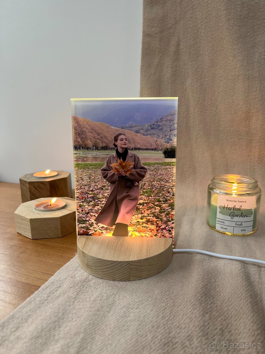 Personalizovaný LED hudební plakát, velikost A6 - 2