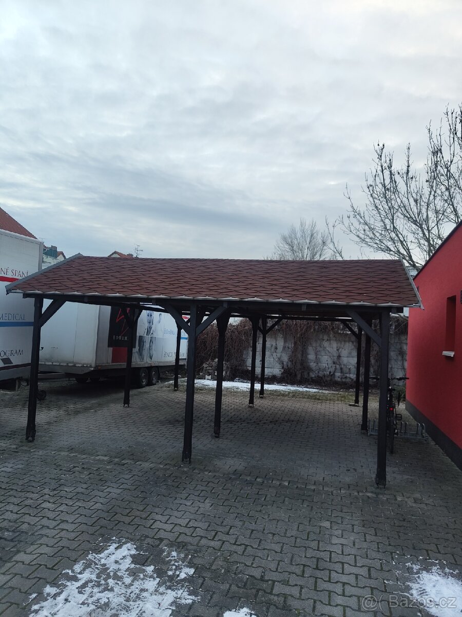 Přístřešek pro dvě auta - 2