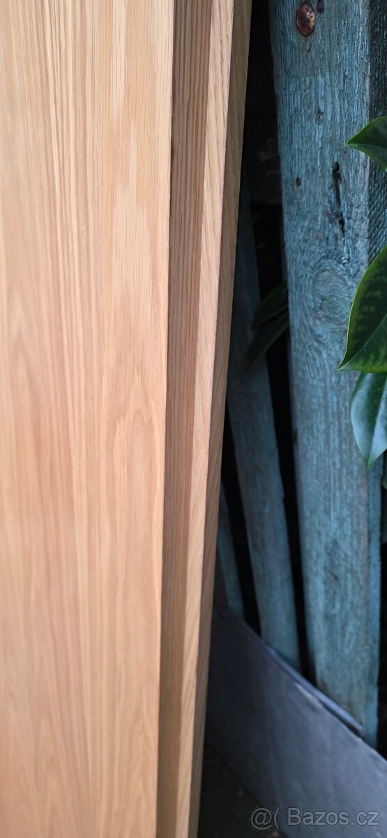 2x dveře dubová dýha vč. kování - 2