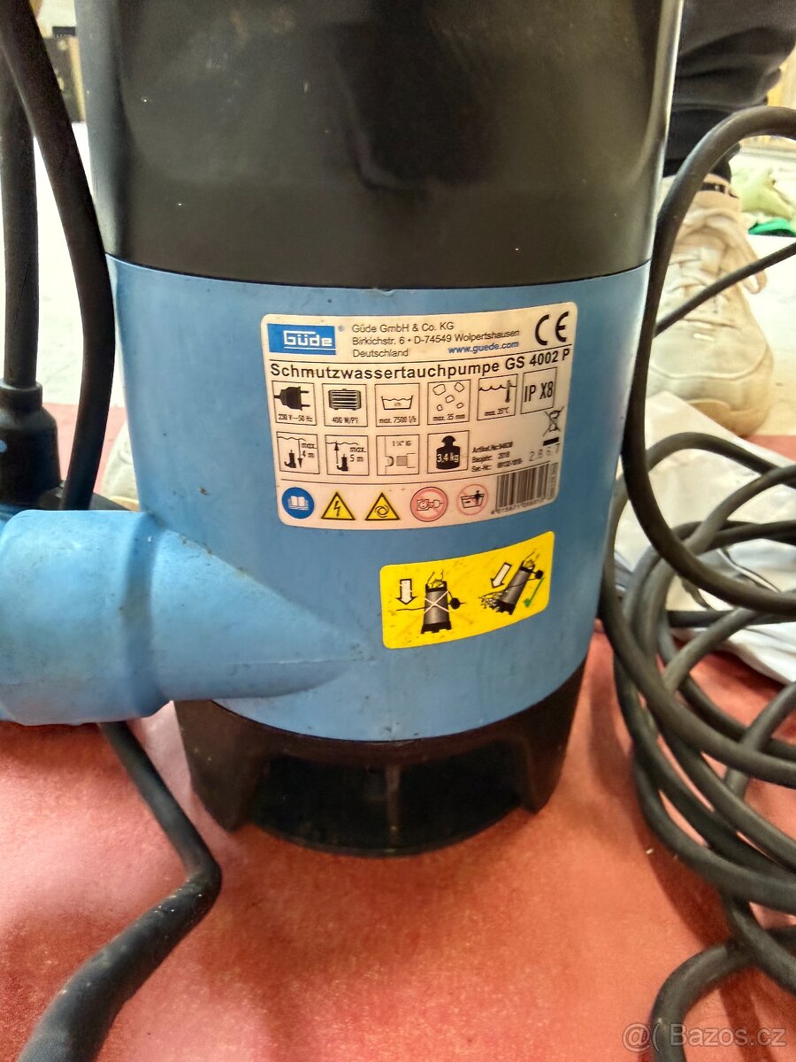 Gude ponorné kalové čerpadlo - 2