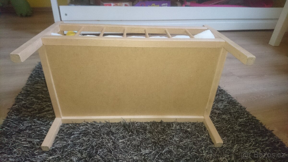 Postýlka pro panenky dřevo - 2