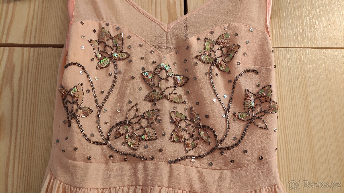 Lehké lososové šaty - 2