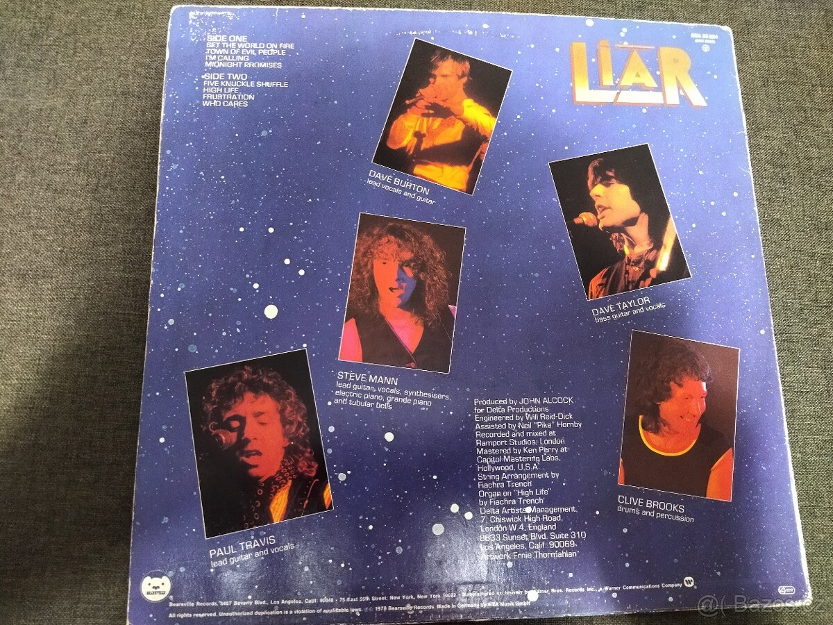 LP - LIAR - Set The World On Fire - BEA 55524 - 2