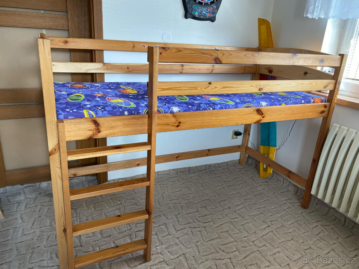 Dětská vyvýšená postel - 2