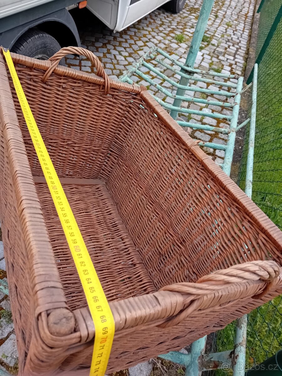 Retro koš na prádlo - 2