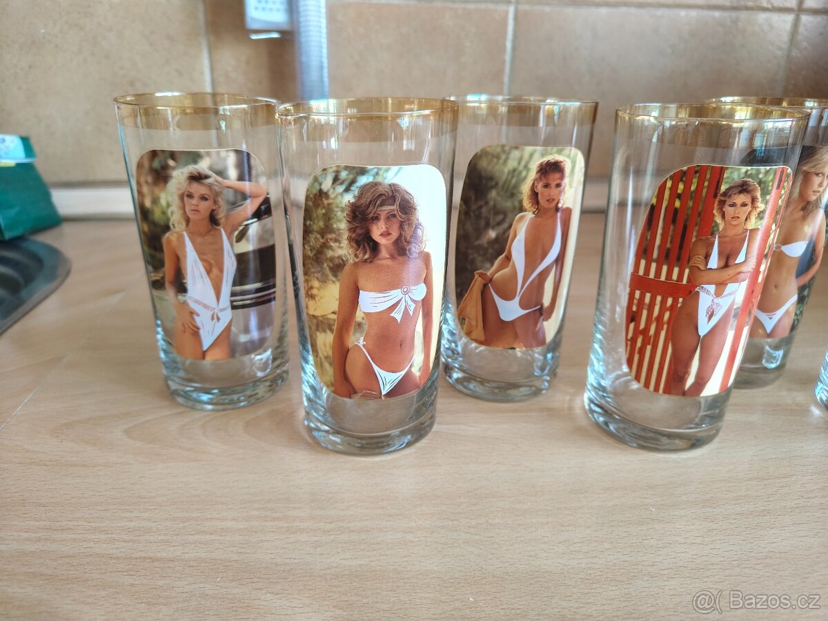 Retro svlékací skleničky - 2