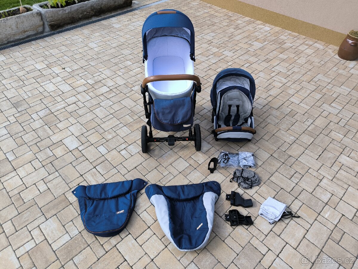 Kočárek Tutis Viva Life 2 in 1 Blue - 2
