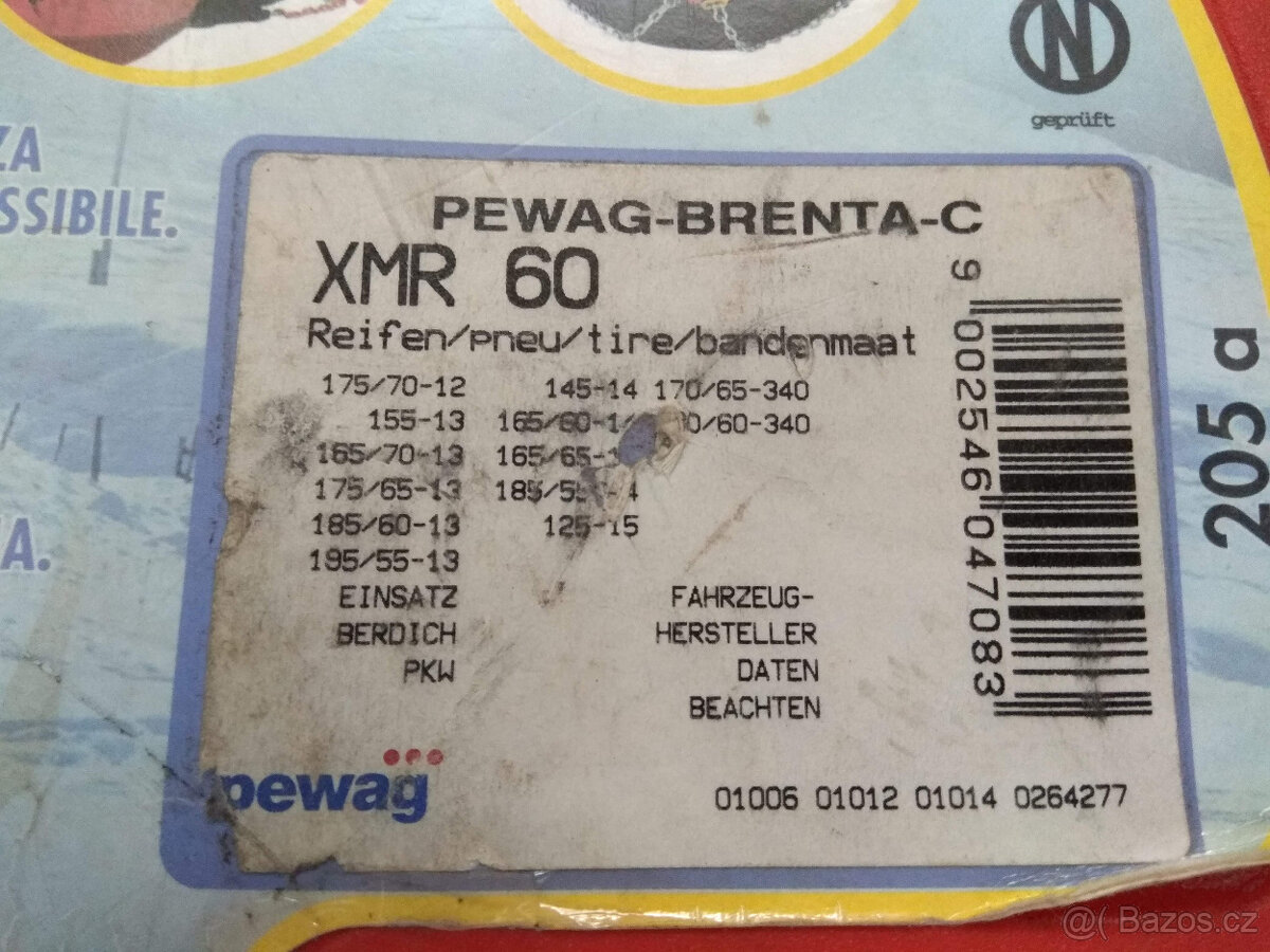 Sněhové řetězy PEWAG - BRENTA-C, typ XMR-60 - 2