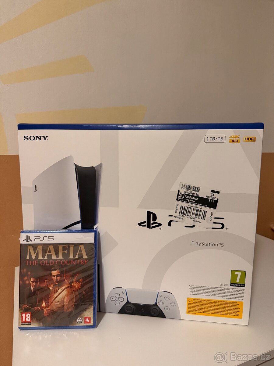 PlayStation 5 (Slim) - 1TB + Mafia: The Old Country (Domovi - 2