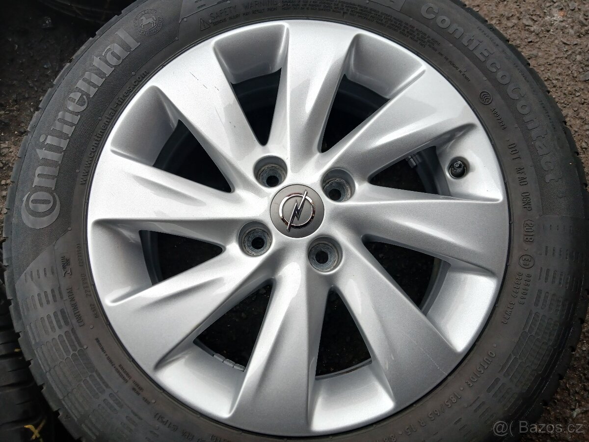 P- Sada Orig ALU kol Opel 185/65R15 letní - 2