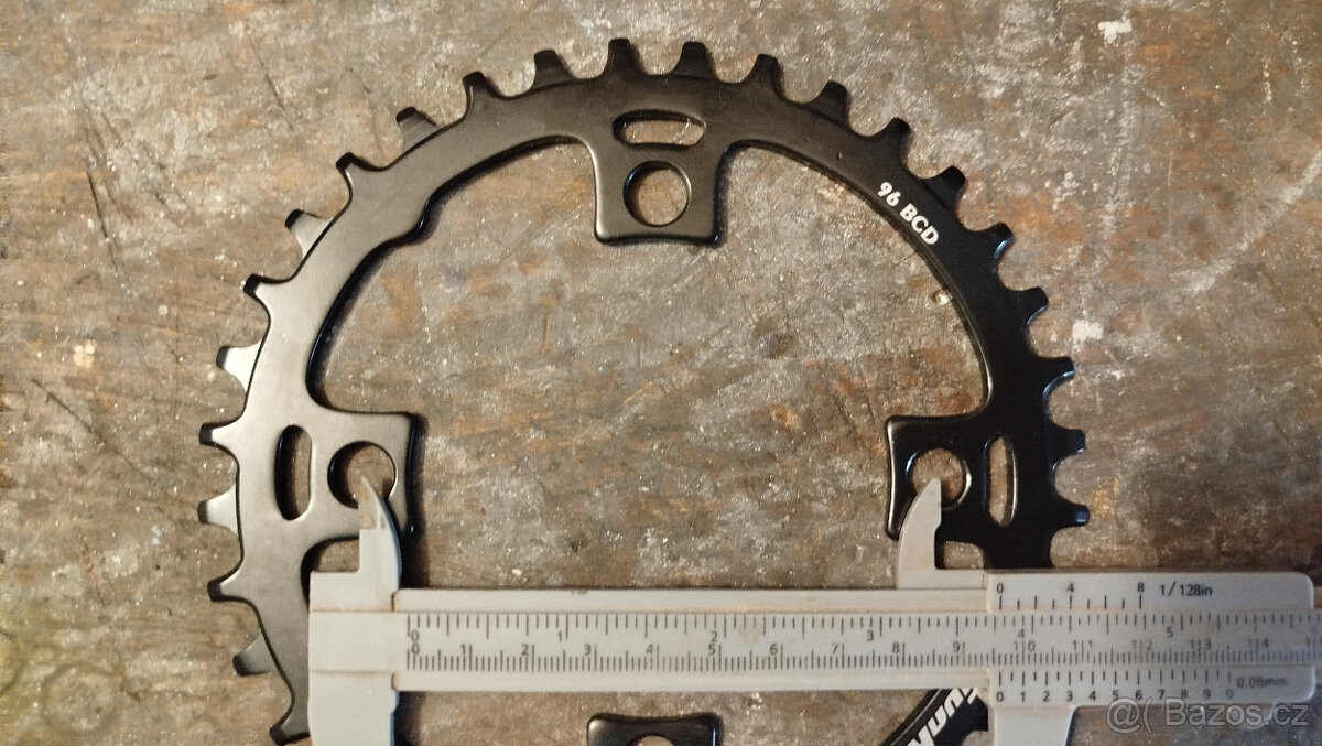 Převodníky SunRace BCD96 ocel Narrow Wide - 2