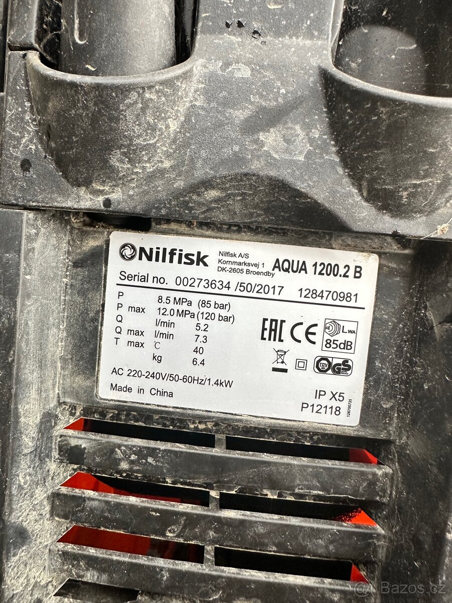 Vysokotlaký čistič NILFISK nefunkční - 2